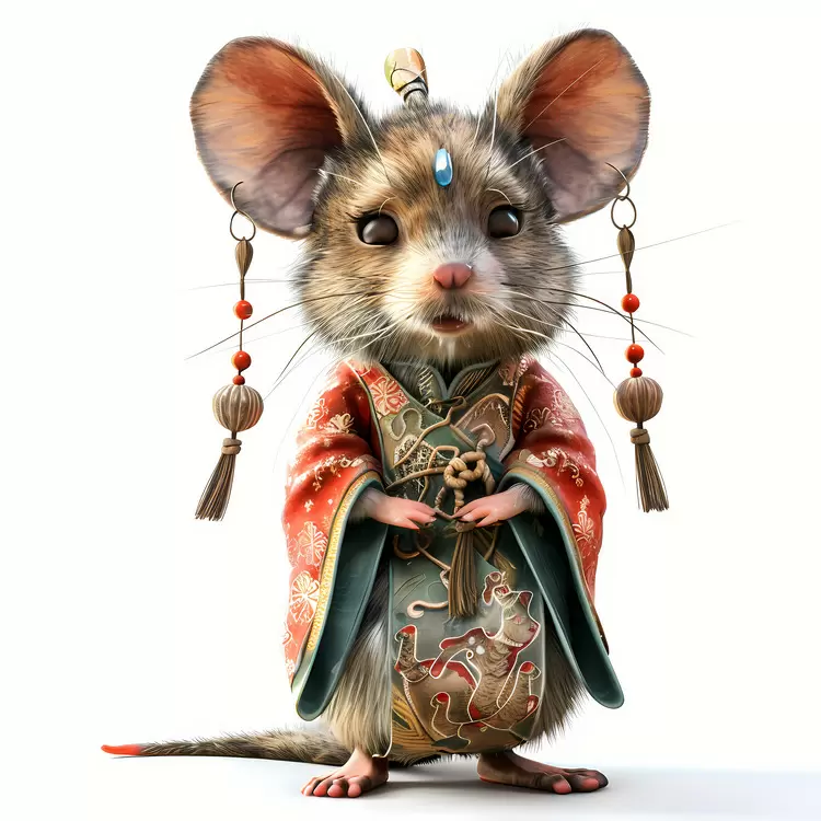 asian fashion chinese attire traditional outfit clothing chinese mouse