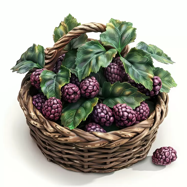 Raspberries Basket of fruits Natural berries Fresh berries in a wicker basket Img