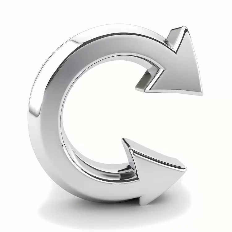Polished Arrow Stylized Arrow Silver Arrow Shiny Arrow Modern Arrow