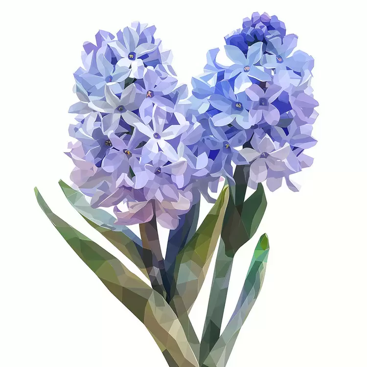 minimalistic bouquet low poly floral contemporary