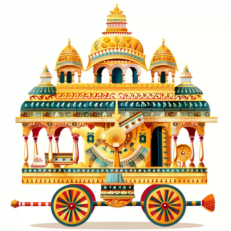 traditional carriage wooden carriage rickshaw handcart