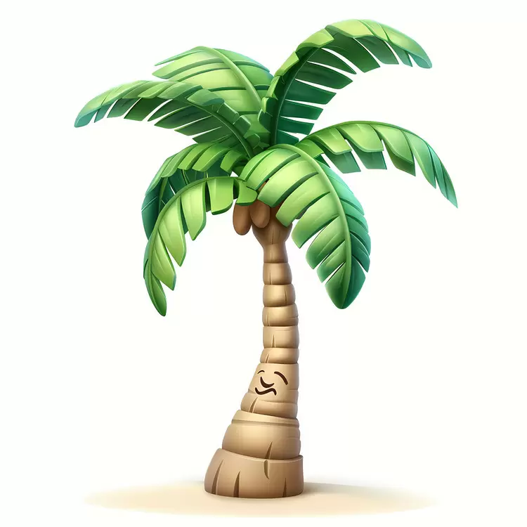 happy plant 10 smiling face sunshine sandy beach