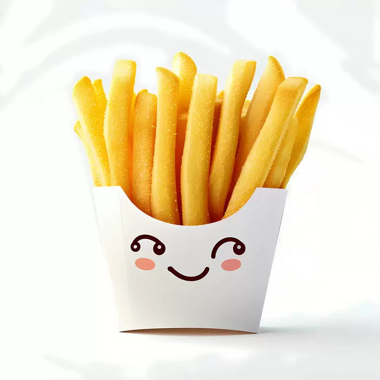 fast food takeout smiling face snack happy face