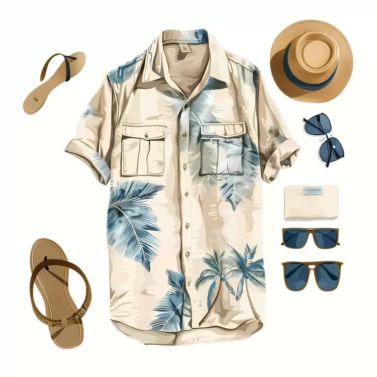Summer wear Tropical fashion Surfwear Tikis and coconuts