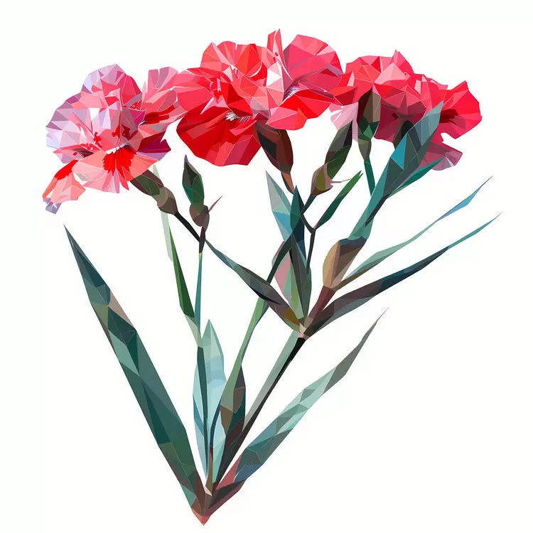In a Vase Fresh Floral Petals Pink