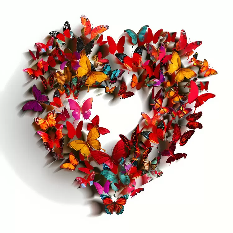 Butterflies Mixed Valentine's Day butterfly Love