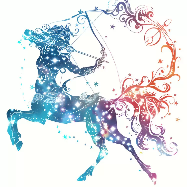 galloping flying horse mythical creature stylized