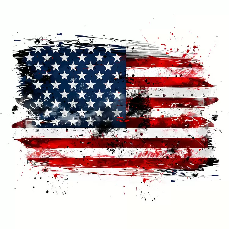 freedom painted flag country patriotic