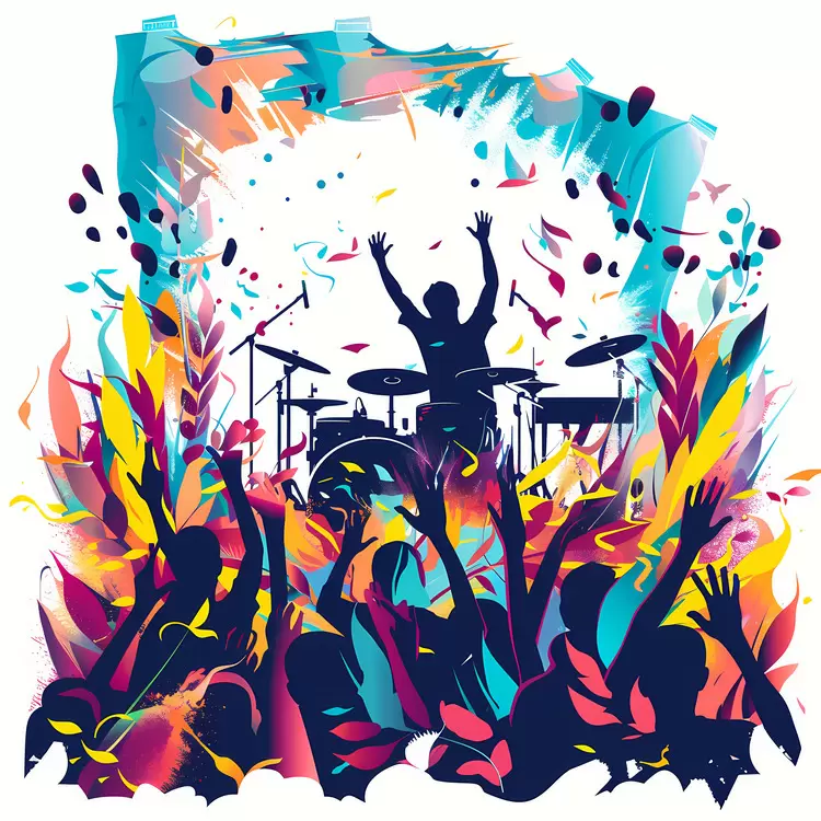 stage music festival music concert performer live show