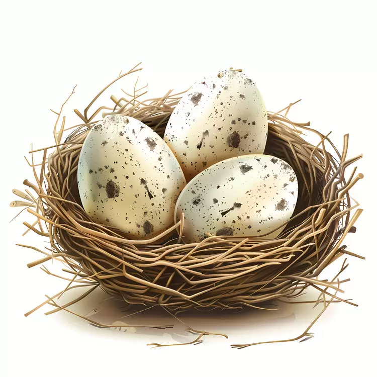 bird eggs white eggs nature