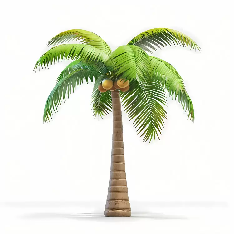 Serene Queen Palm Spiky Fronds emoji Monstera Deliciosa