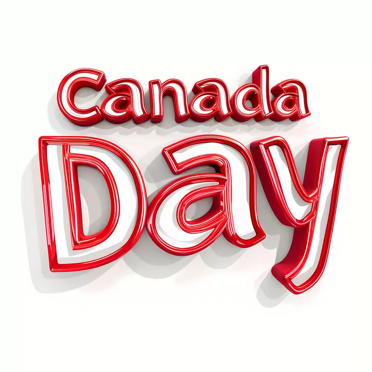 Canada Day Communication Signage Language