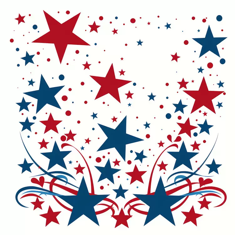 july 4th patriotic fireworks independence day red white and blue