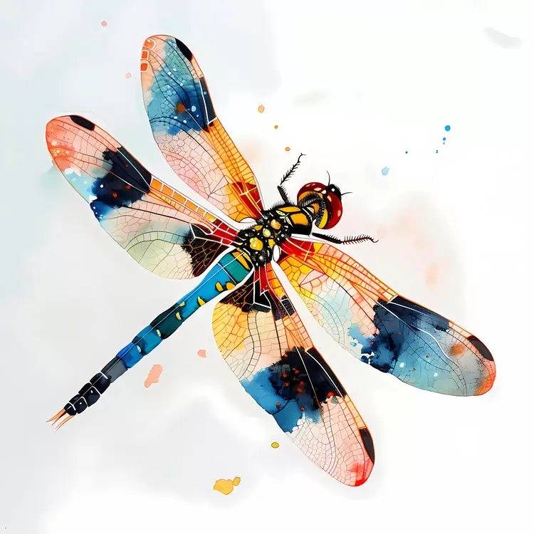 Watercolor Medium shots Abstract Splashy Soft brush strokes