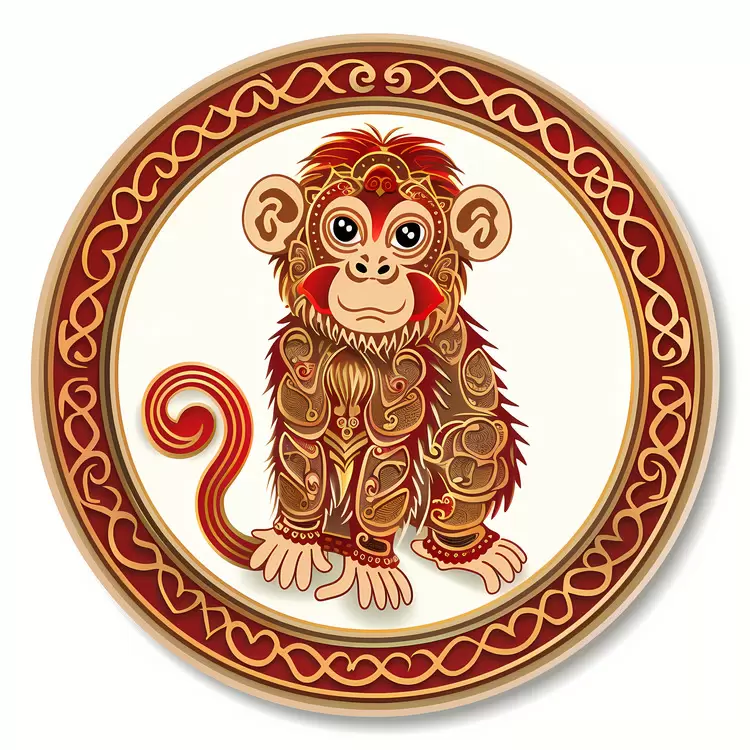 Year of the Monkey Chinese Zodiacs Lucky animal Lunar calendar