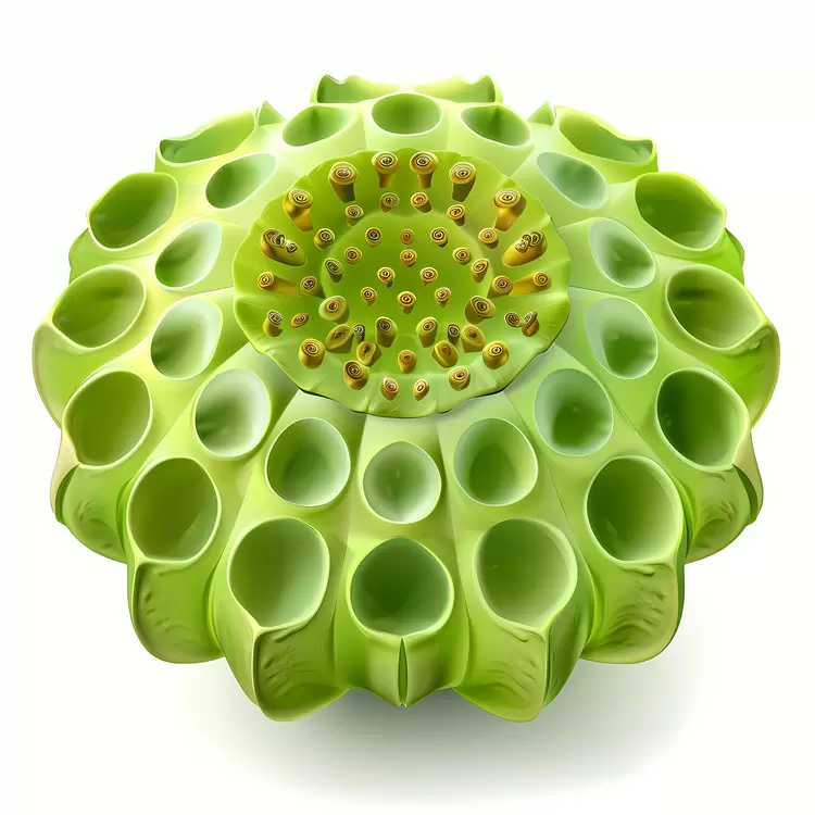 Lily Lotus flower Green Yellow