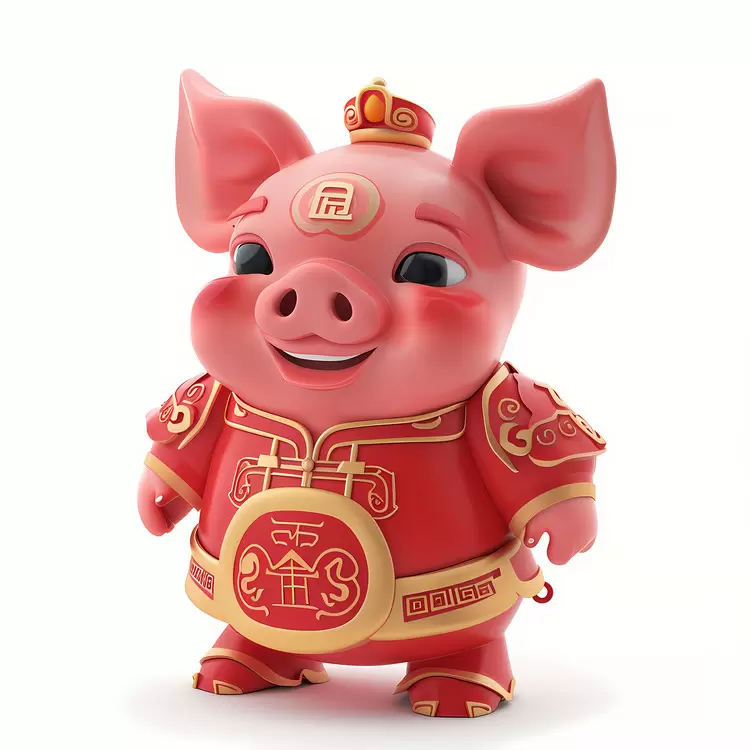 chinese new year red pig zodiac lucky pig chinese symbol