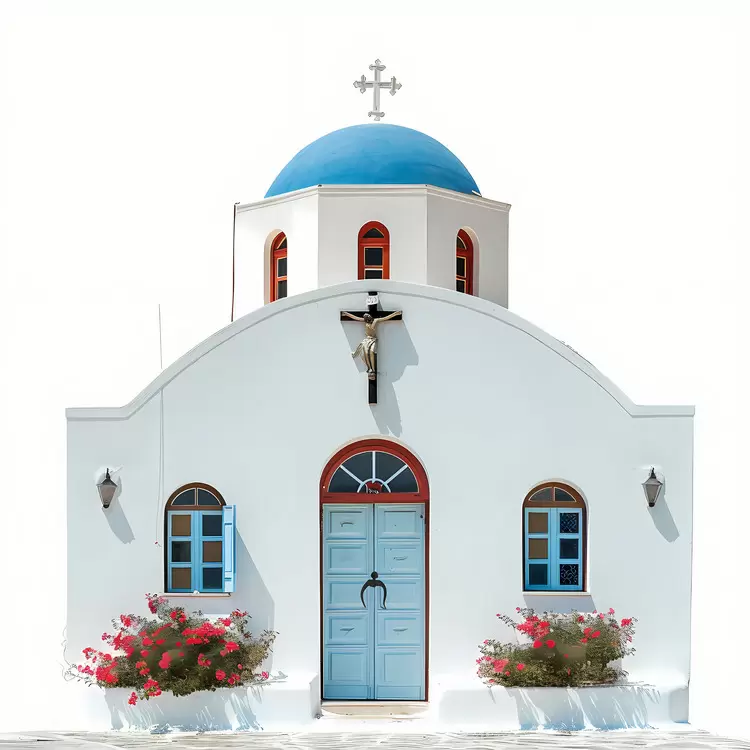 cross window gray stone white 10