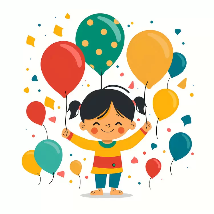 Party Childrens Day Happy children smilingface Childish