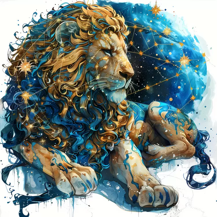 Watercolor illustrations Narrative painting Majestic lion Lions Illustration of a majestic animal