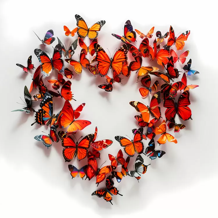 flying creatures butterfly fluttering insects vibrant colors