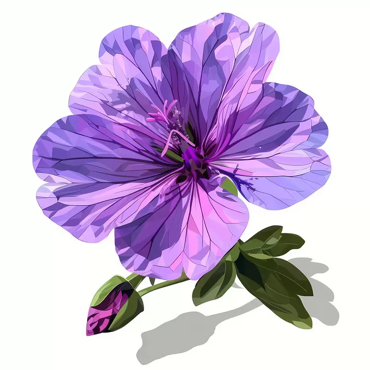 flower petals pollination purple flower stamens