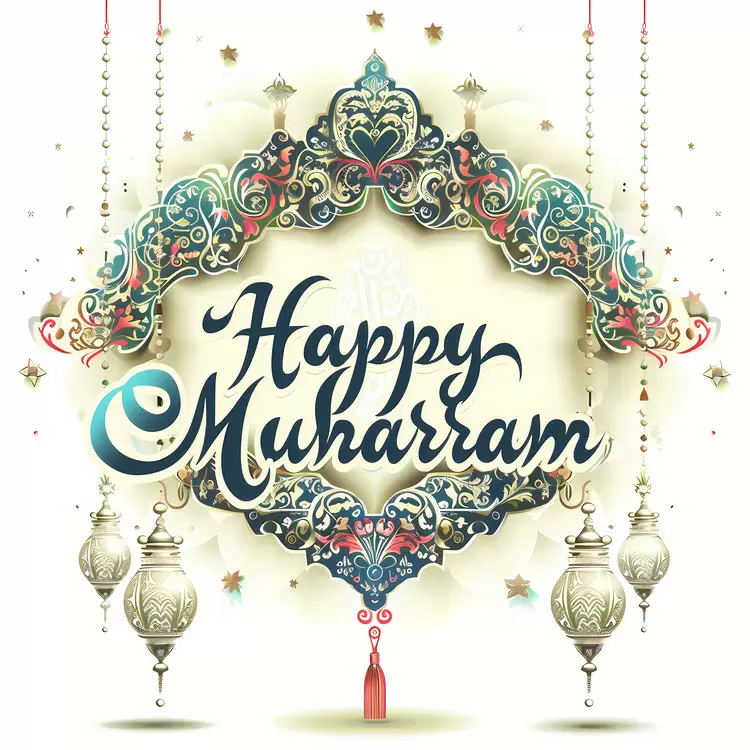 artistic muslim decorative floral happy ramadan