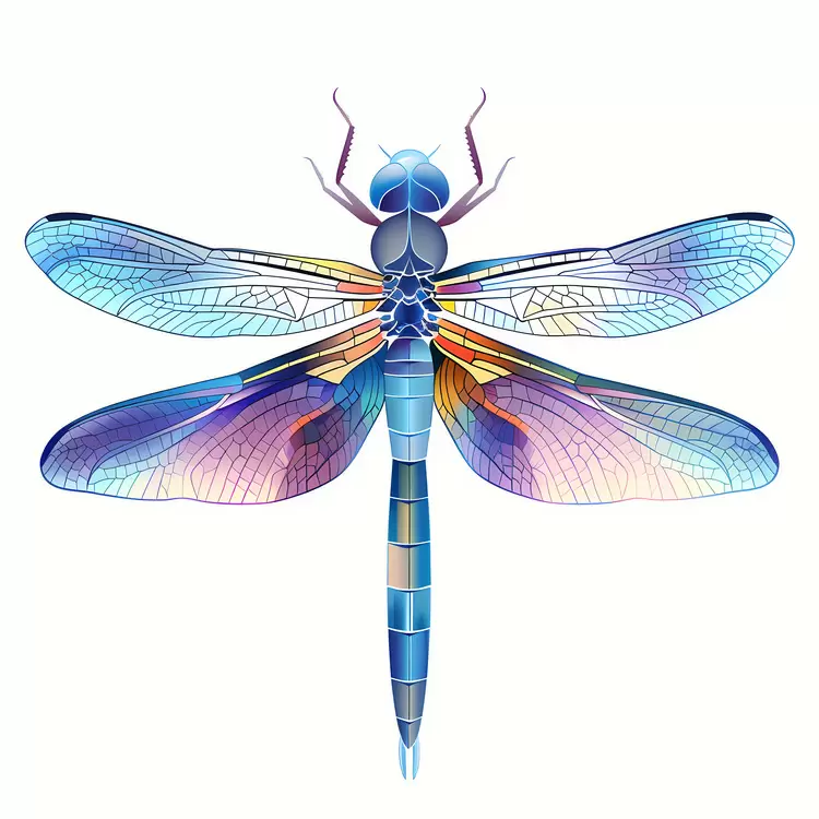 nature blue wings water artistic colorful