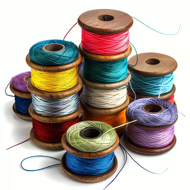Textile Natural Colorful Yarn Spooling