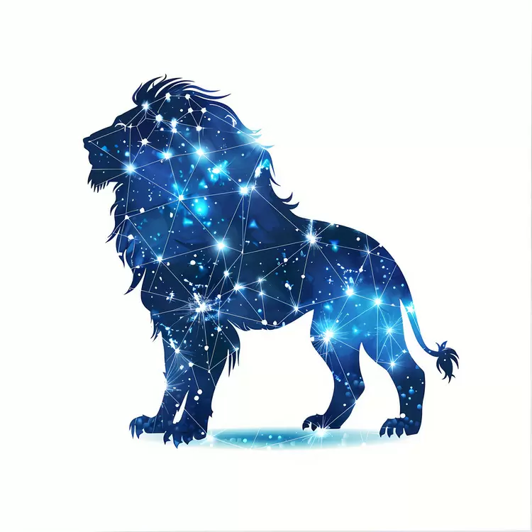 stars animal night lion Leo