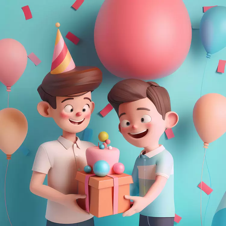 present party happy colorful gift