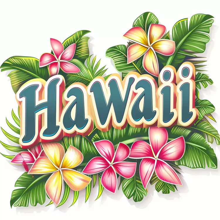 Island Paradise Leis Hawaiian Sunset