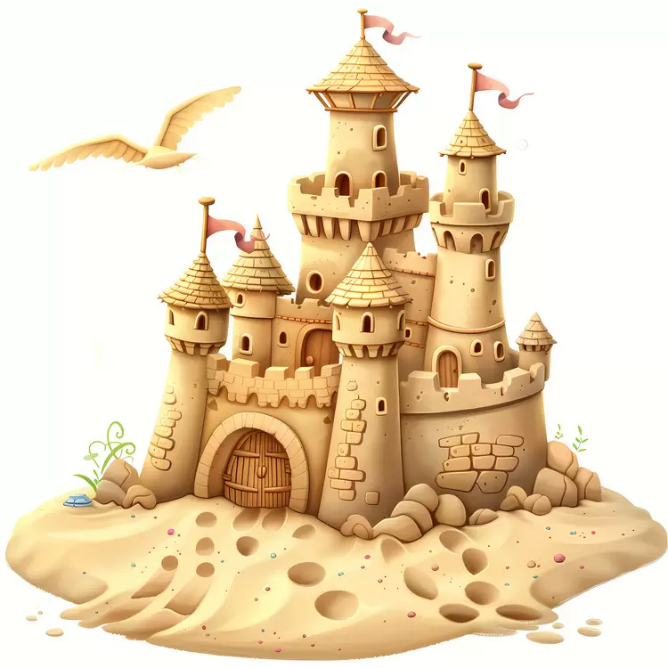 sand castle Shells Sunny Sands