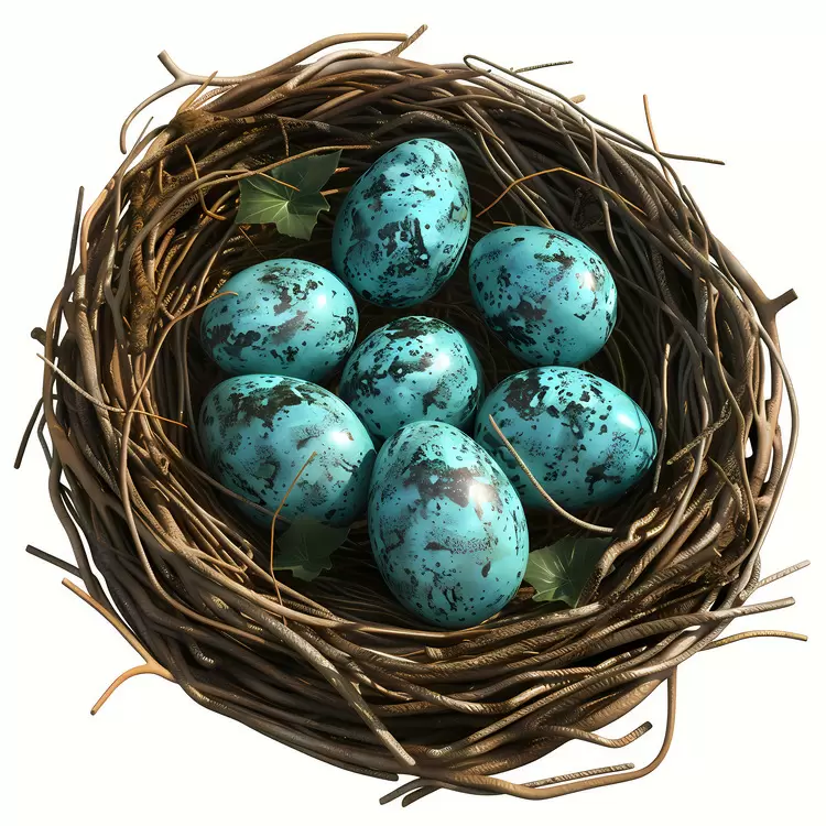 Decorative Rusty Eggs Natural Organic