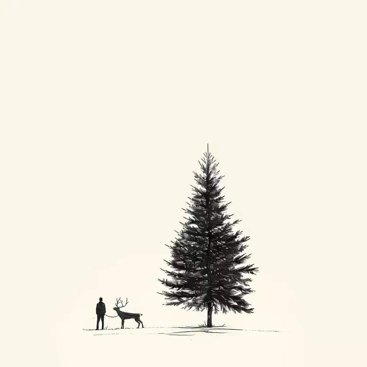 hiking nature Christmas tree landscape forest