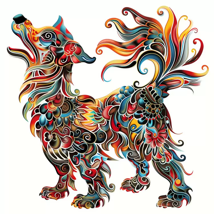 colorful detailed artistic psychedelic ornate