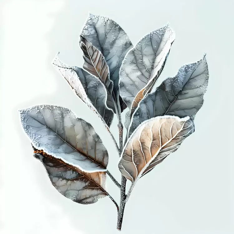 Warm Dry brush Textured frost Muted tones