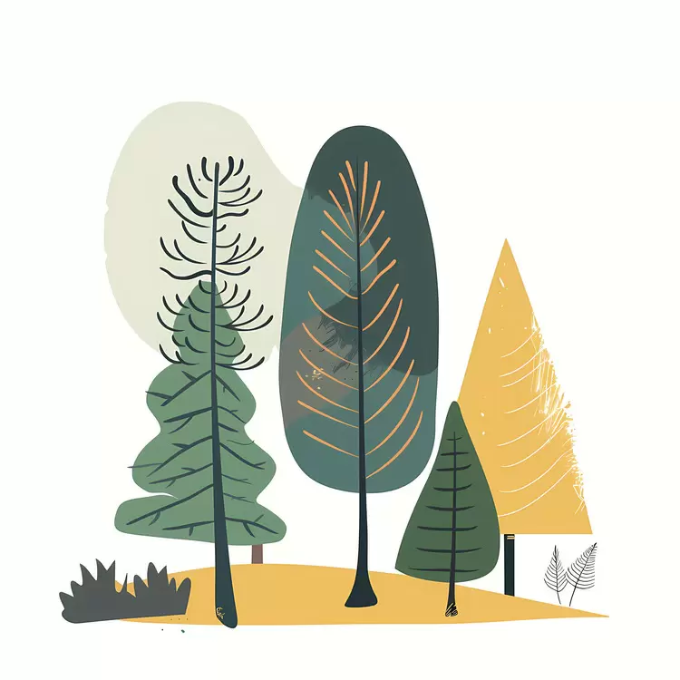 Forest greenery flora Trees