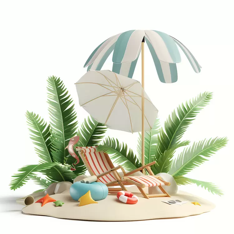swimsuit sun sea palm trees ocean