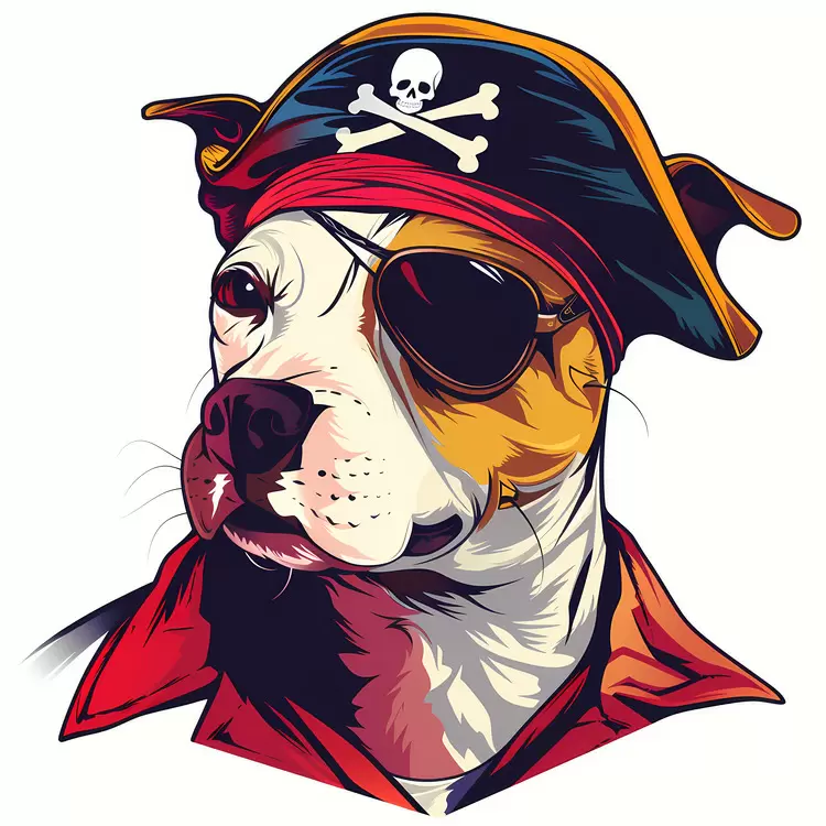 pirate Character Dog animal