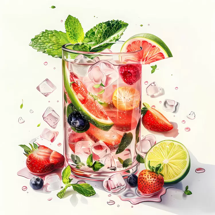 Ice Sourness Citrus Mint Blueberries