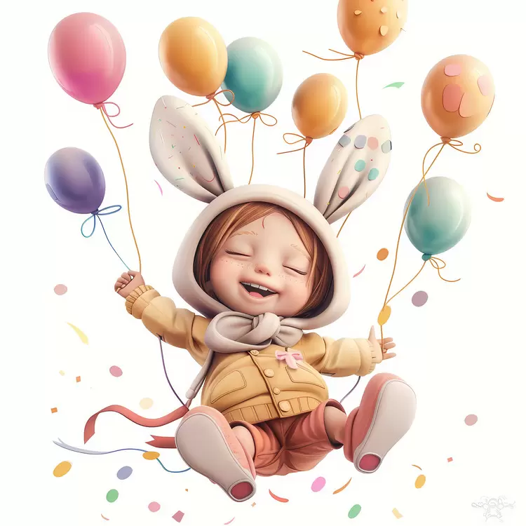 Cheerful Childrens Day Festive Celebration Party