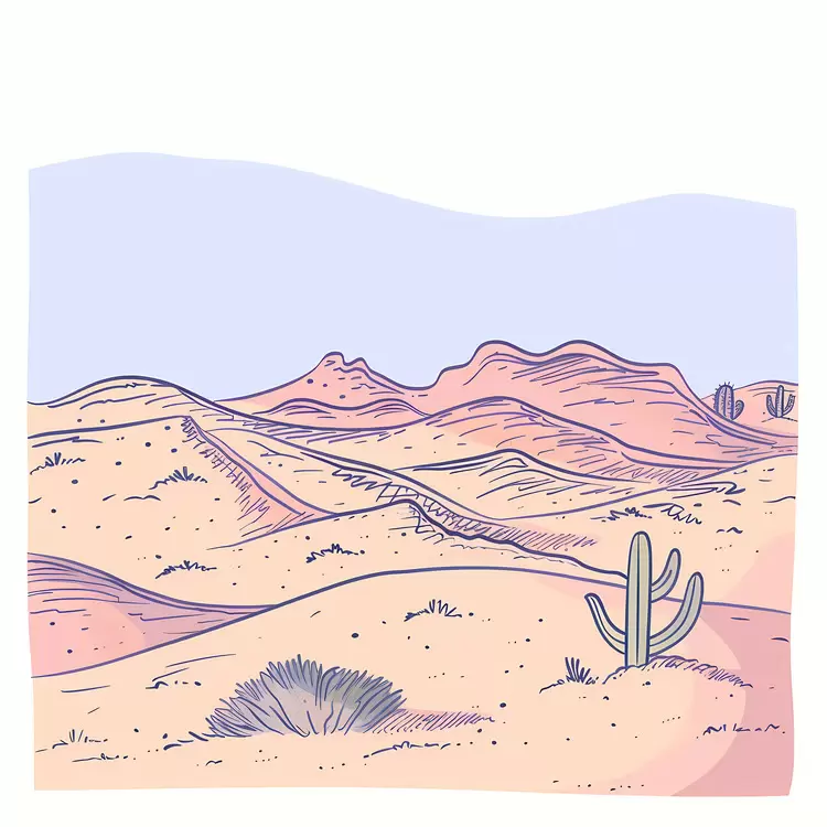 sand dunes Desert dunes arid climate cactus plant vast expanse