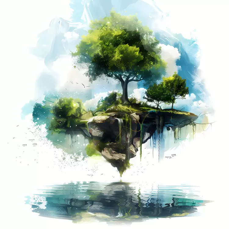 Environmental Nature Summer Begins Realistic Mystical