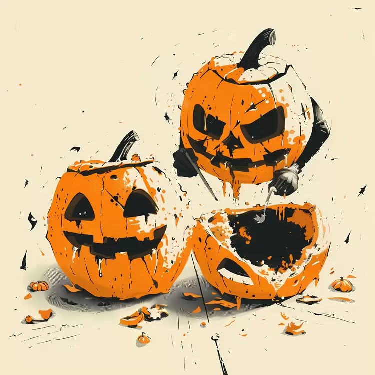 web design vector illustration Halloween spooky bone