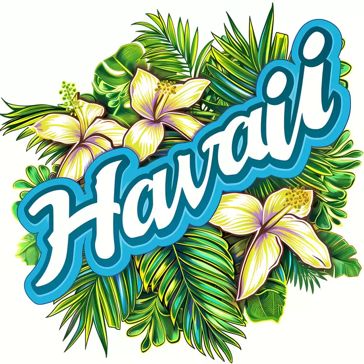 Hawaii beach lush wreath flower