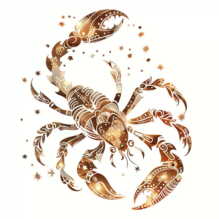 Zodiac Astrology Stellar Decorative Tattoo