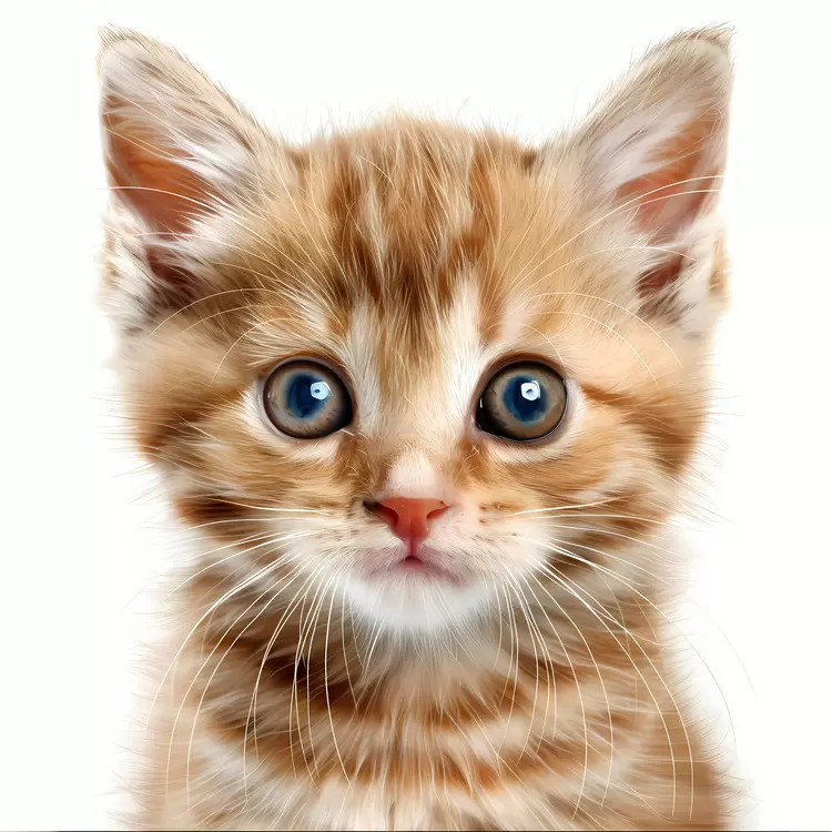Detail of cat's face White surface emoji Clear