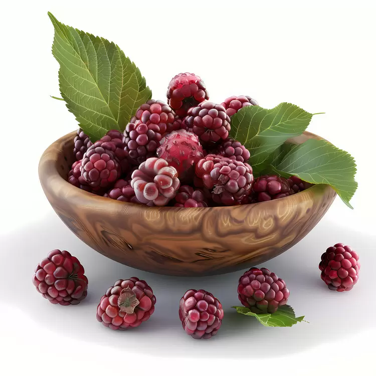 plentiful mulberries mouthwatering red crunchy