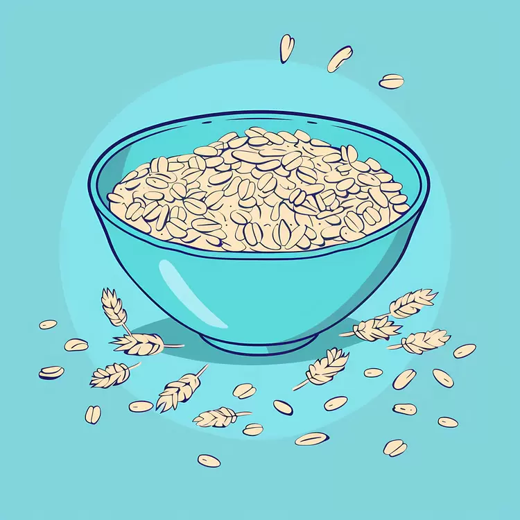 blue breakfast grains bowl Food